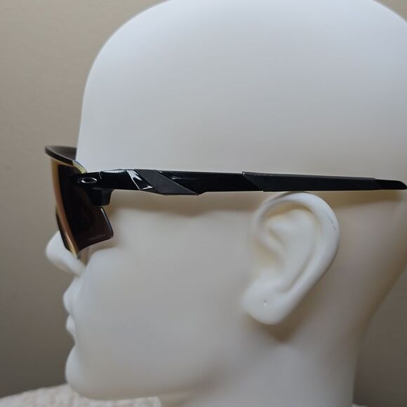 New Oakley Men's Oo9471 Encoder Rectangular Sunglasses Polished Black/Prizm - Picture 4 of 10